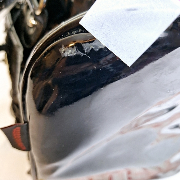 Voodoo Vixen "Black Roses and Voodoo" Oversized satchel gothic core purse. - Picture 7 of 16